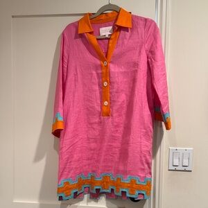 Tuckernuck Pink and Orange Tunic